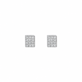Diamond Square Studs