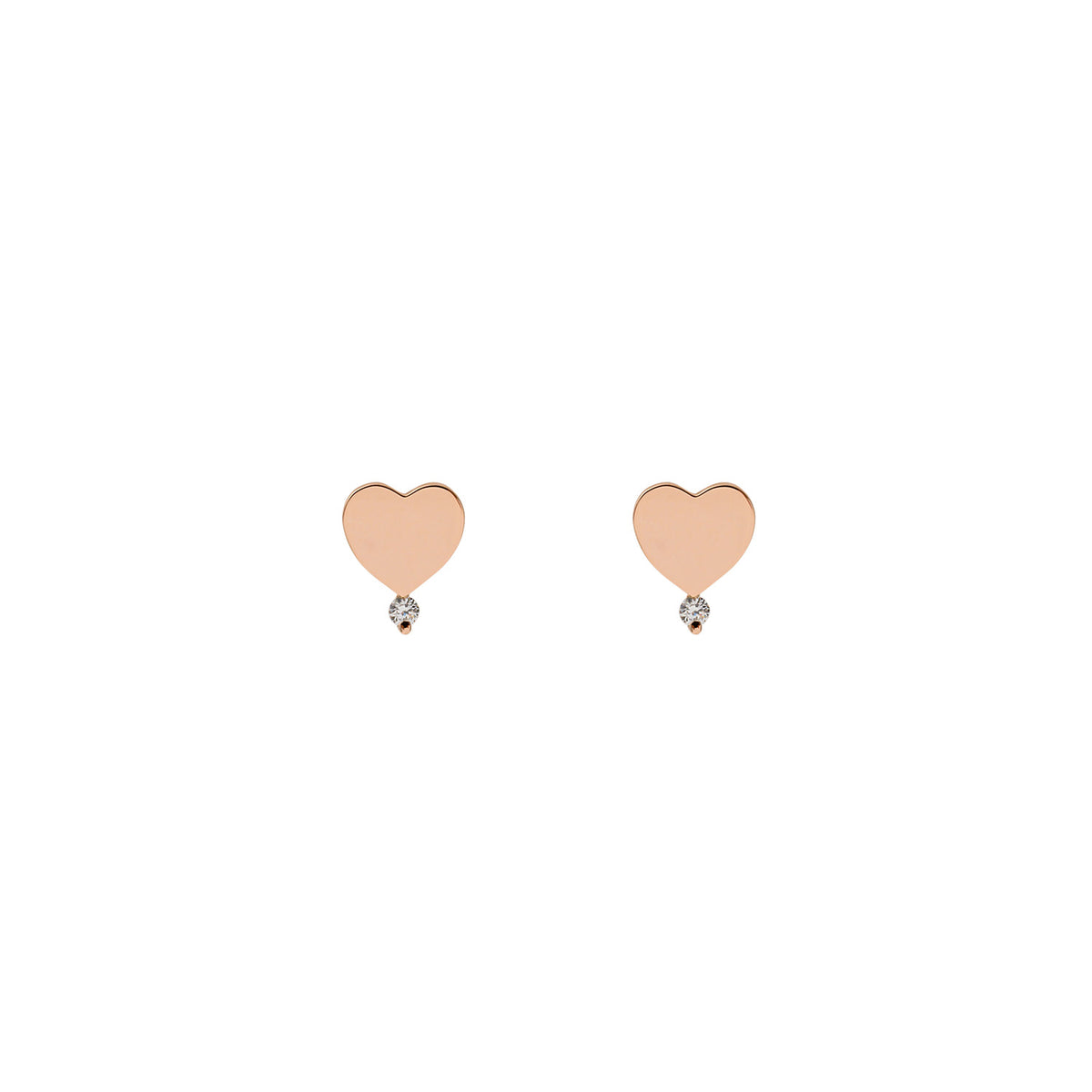 Engravable Heart Earrings