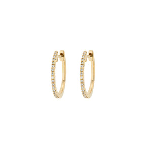Diamond Hoop earrings. Hoop earrings. Gold hoop earrings. Gold and Diamond hoop earrings. Easy to wear hoops. Diamond hoops. Diamond earrings for gift. Χρυσοί κρίκοι. Διαμαντένιοι κρίκοι. Κρίκος με διαμάντια. Σκουλαρίκια κρίκοι. Σκουλαρίκι για δώρο. Fine jewelry. Anatol. Kifissia. Golden Hall. Athens.