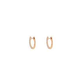 Diamond Hoop earrings. Hoop earrings. Gold hoop earrings. Gold and Diamond hoop earrings. Easy to wear hoops. Diamond hoops. Diamond earrings for gift. Χρυσοί κρίκοι. Διαμαντένιοι κρίκοι. Κρίκος με διαμάντια. Σκουλαρίκια κρίκοι. Σκουλαρίκι για δώρο. Fine jewelry. Anatol. Kifissia. Golden Hall. Athens.