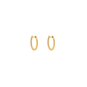 Diamond Hoop earrings. Hoop earrings. Gold hoop earrings. Gold and Diamond hoop earrings. Easy to wear hoops. Diamond hoops. Diamond earrings for gift. Χρυσοί κρίκοι. Διαμαντένιοι κρίκοι. Κρίκος με διαμάντια. Σκουλαρίκια κρίκοι. Σκουλαρίκι για δώρο. Fine jewelry. Anatol. Kifissia. Golden Hall. Athens.