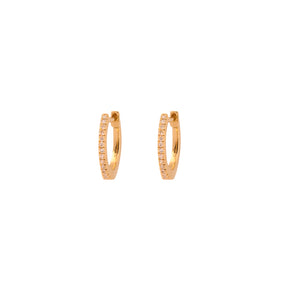 Diamond Hoop earrings. Hoop earrings. Gold hoop earrings. Gold and Diamond hoop earrings. Easy to wear hoops. Diamond hoops. Diamond earrings for gift. Χρυσοί κρίκοι. Διαμαντένιοι κρίκοι. Κρίκος με διαμάντια. Σκουλαρίκια κρίκοι. Σκουλαρίκι για δώρο. Fine jewelry. Anatol. Kifissia. Golden Hall. Athens.