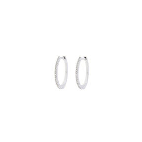 Diamond Hoop Earring