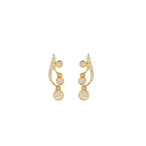 Diamond Earrings. Earring for Gift. Stud Earring. Anatol. Gift. Everyday earring. Easy to wear earring. Sparkly earring. Anatol Jewelry. Fine Jewelry. Golden Hall. Kifissia. Χρυσό σκουλαρίκι. Σκουλαρίκι καρφωτό. Σκουλαρίκι με διαμάντια. Χρυσά κοσμήματα. Κοσμήματα Κηφισιά. Σκουλαρίκι με μπριγιάν.