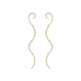 Diamond Bracket Earrings