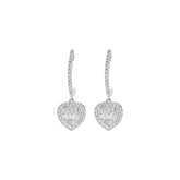 Diamond Earrings. Earring for Gift. Stud Earring. Anatol. Gift. Anatol Jewelry. Fine Jewelry. Heart Earrings.