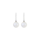 Pearl Earring. Earrings. Hanging Pearl. Chain Erring. Fine jewelry. Anatol. Σκουλαρίκι χρυσό. Σκουλαρίκι  με μαργαριτάρι. Σκουλαρίκι αλυσίδα. Σκουλαρίκι με πέρλα. Athens.
