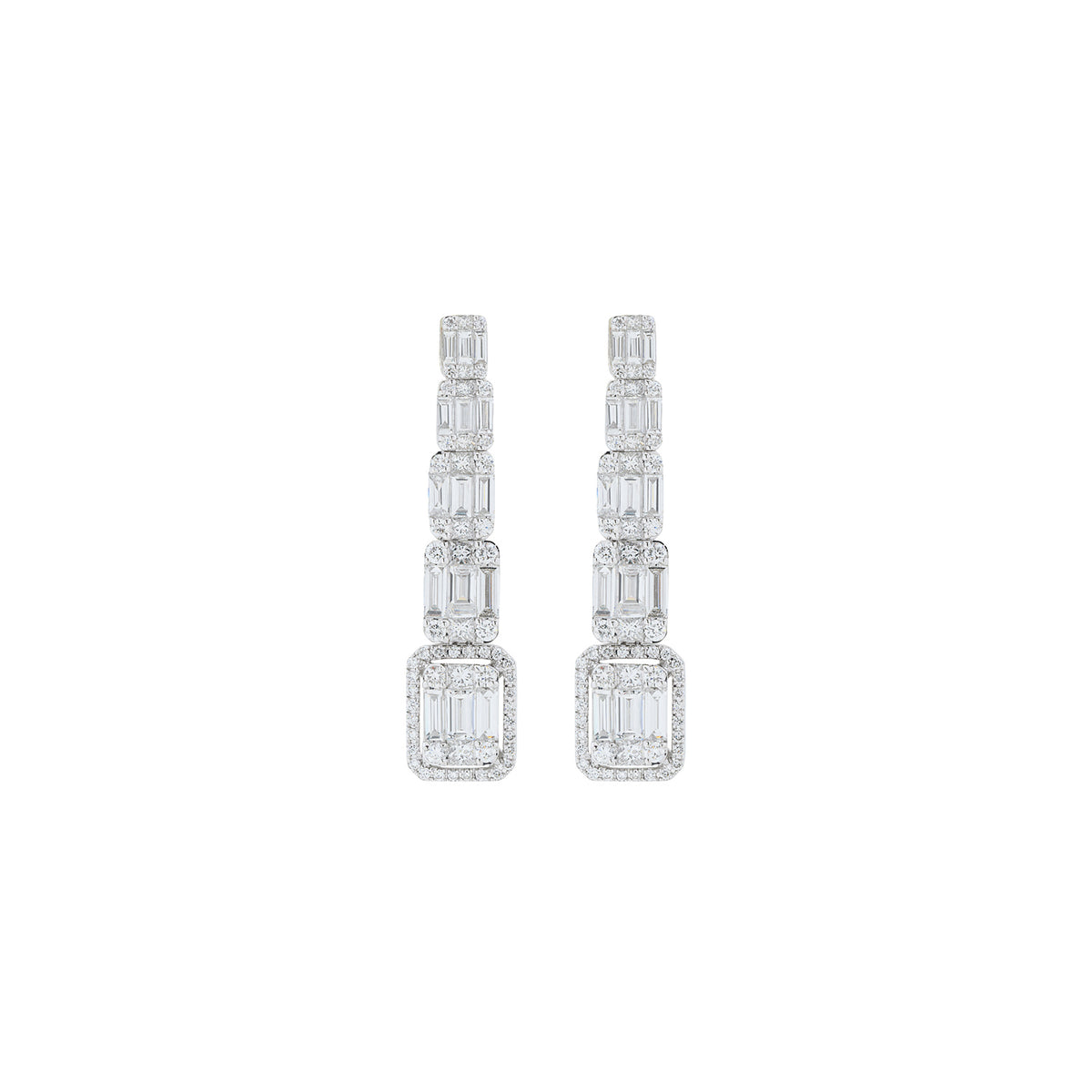 Lustre Royale Diamond Earrings