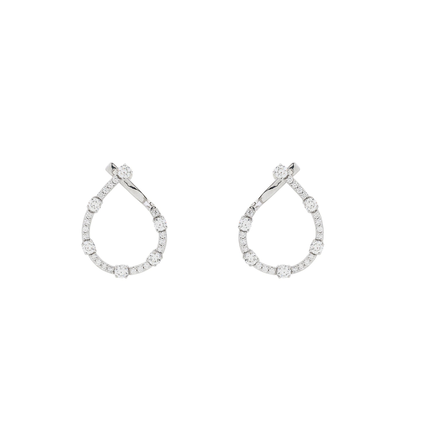 Diamond Loop Earring