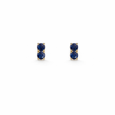 Blue Dots Earring