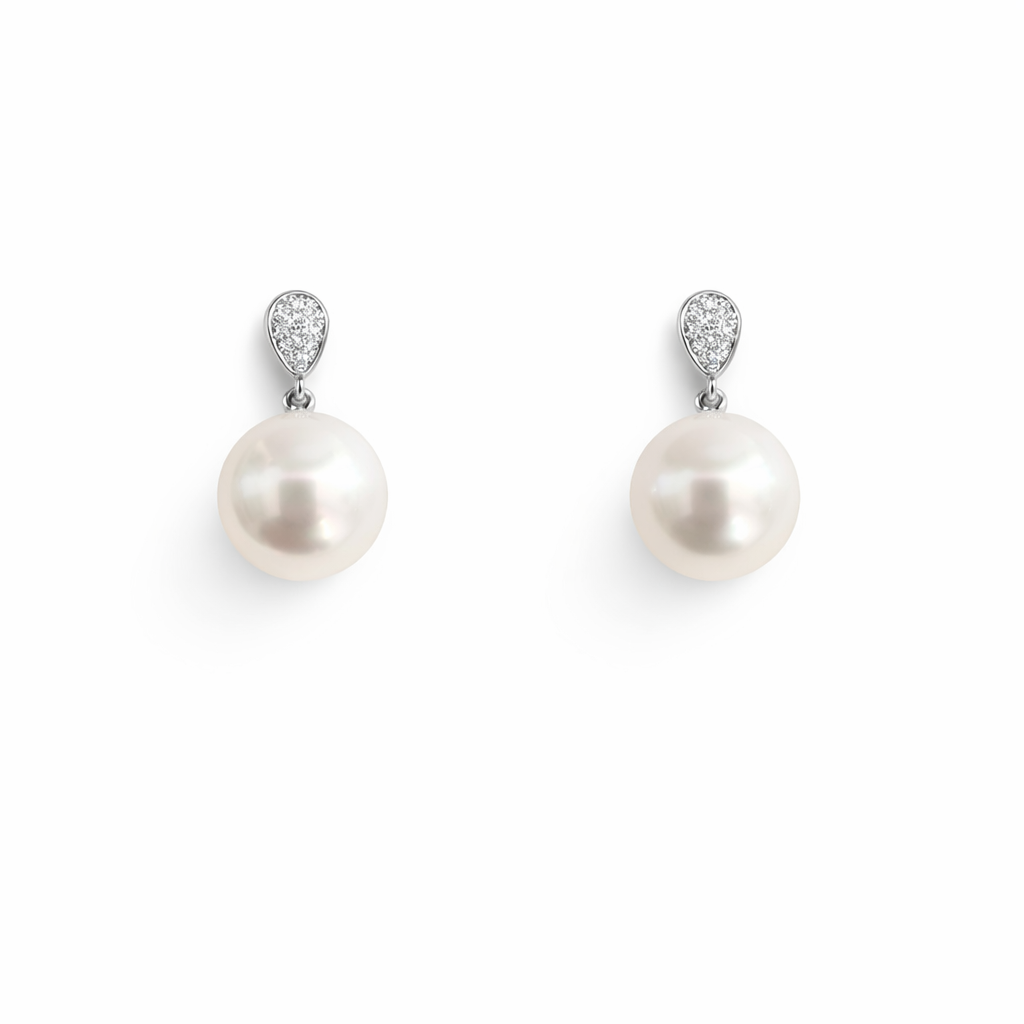 Pearl and Diamond Earring