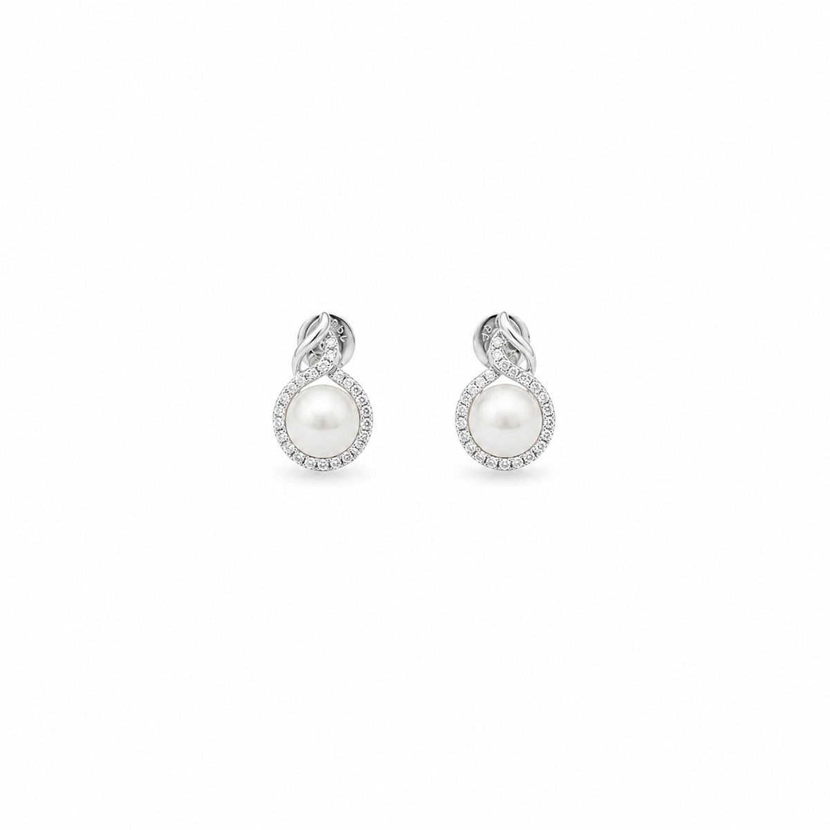 Swirl Pearl Earring