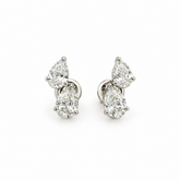 Two Sparkling Diamonds Earrings