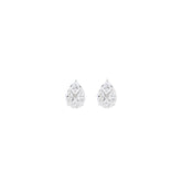 Diamond Teardrop Stud Earrings