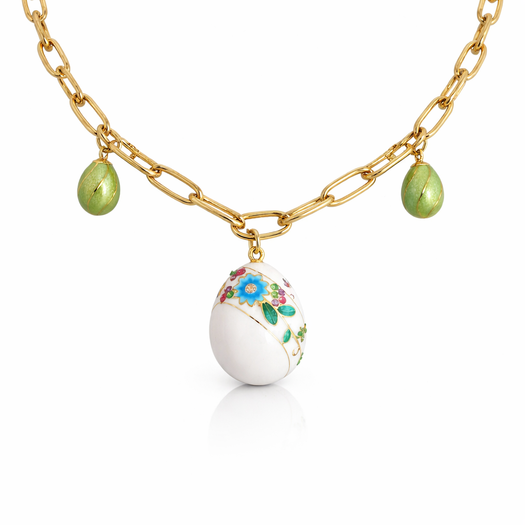 Miss Flower Egg Necklace