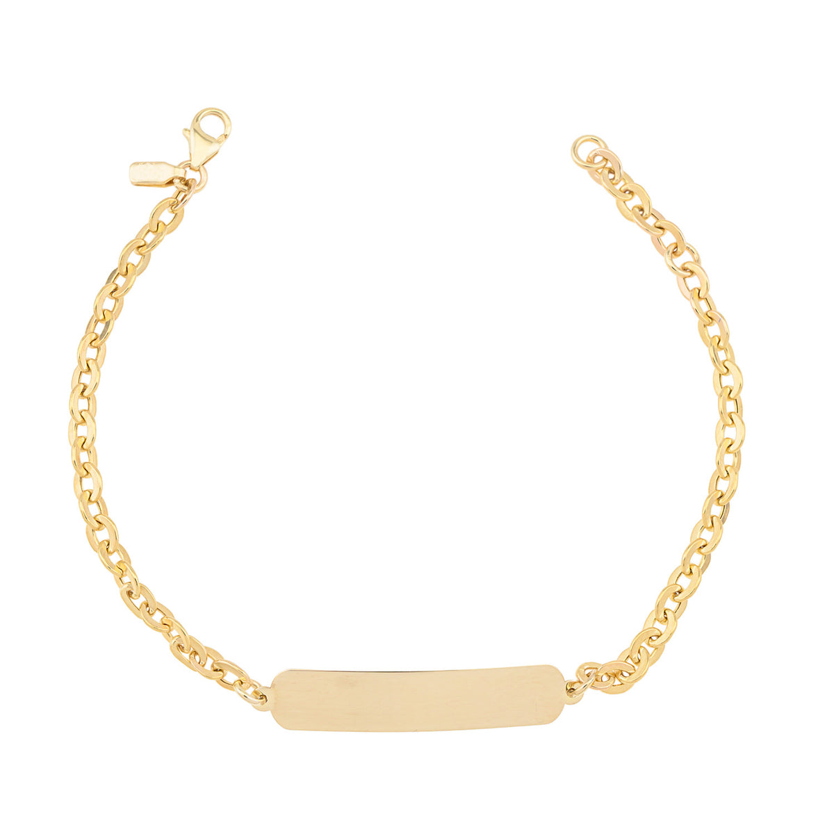Gold ID Bracelet