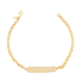 Gold ID Bracelet