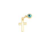 Cross and Eye Pendant