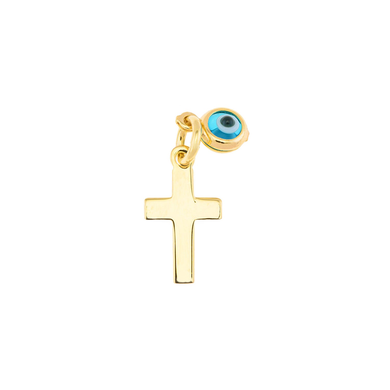 Cross and Eye Pendant