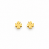 Cross-Shaped Stud Earrings