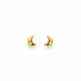 Half-Moon Stud Earrings