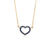 Diamond Necklace. Heart Necklace. Necklace Gift.18K gold necklace. 14K Gold necklace. Sapphire necklace. Ruby necklace. White gold necklace. Rose Gold necklace. Yellow gold. Diamond heart. Chain Necklace. Anatol Jewelry. Fine Jewelry. Golden Hall. Kifissia. Κολιέ Χρυσό. Διαμαντένιο κολιέ. Κολιέ δώρο. Sapphire Heart.