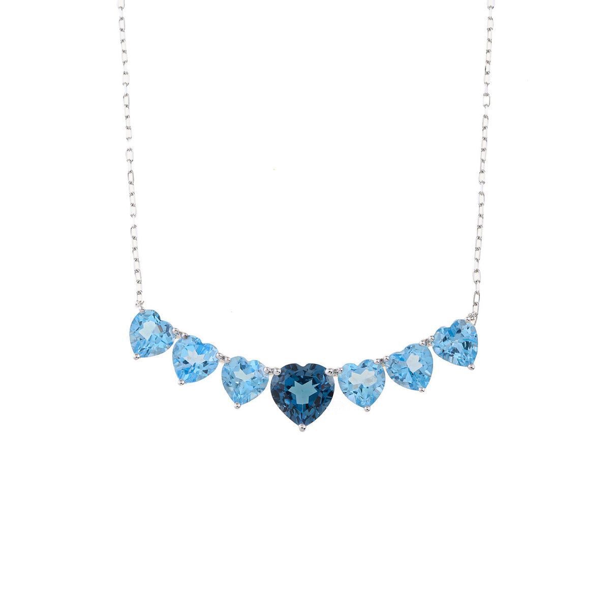 Sky Drop Hearts Necklace