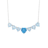 Twilight Glow Hearts Necklace