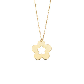 Golden Flower Necklace