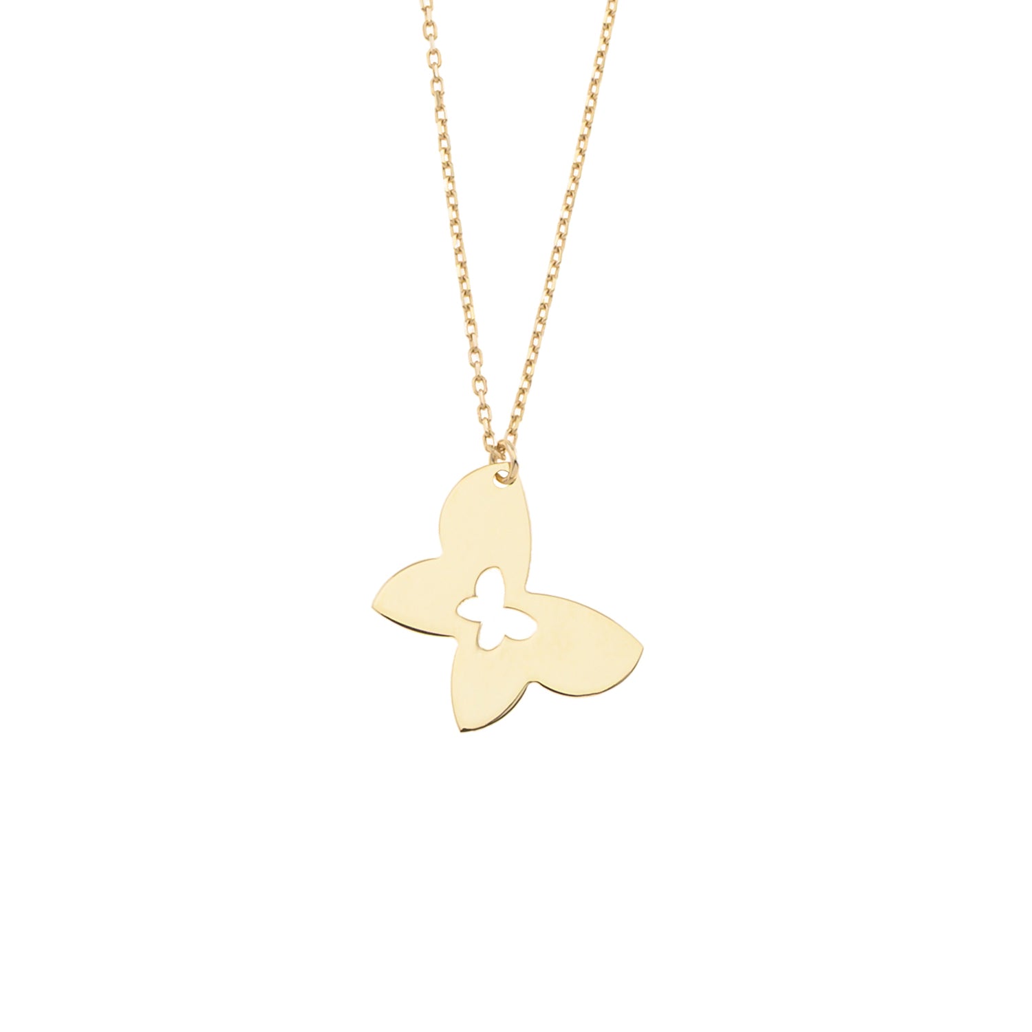 Golden Butterfly Necklace