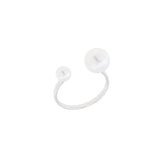 Open Face Pearl Ring