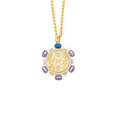 Sixth Blue Gem Necklace