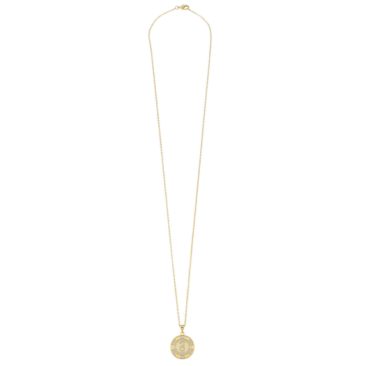 Monogram 26 Coin Necklace