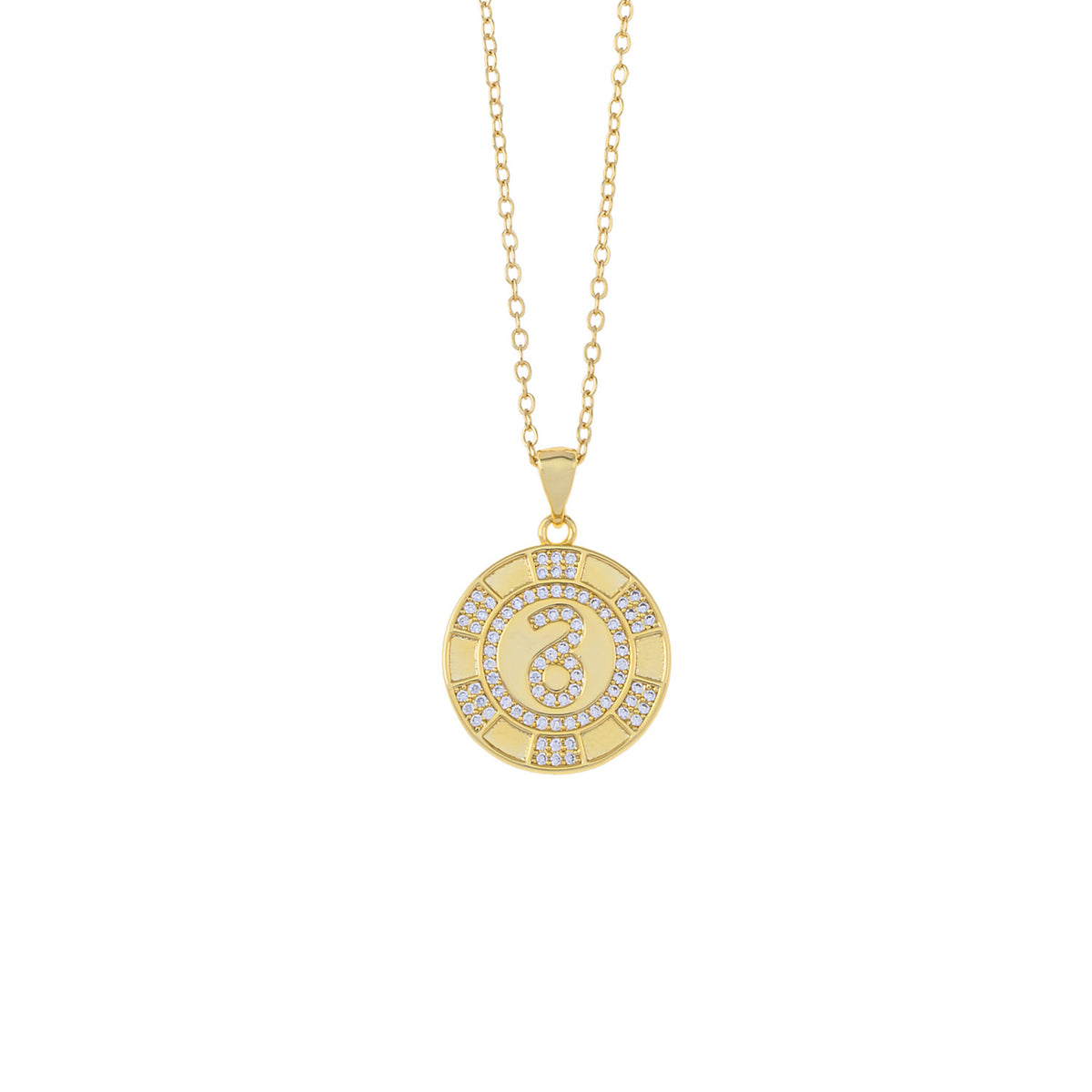 Monogram 26 Coin Necklace
