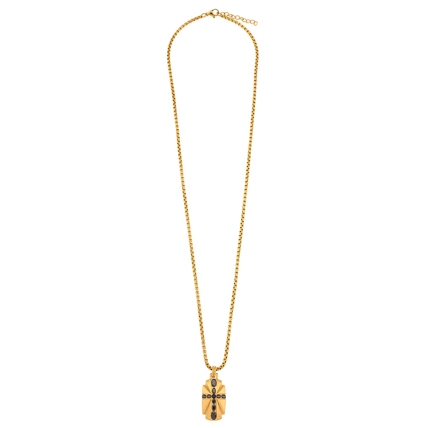 Cross Tag Necklace