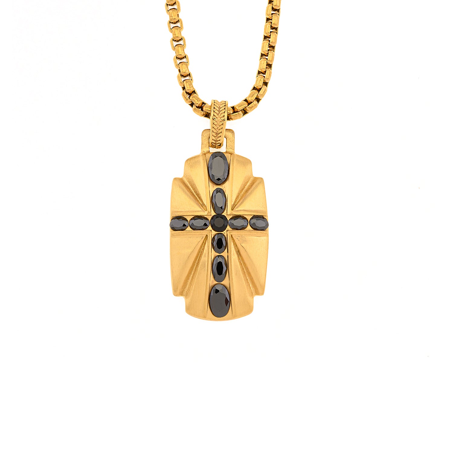 Cross Tag Necklace