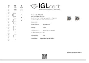 0.40ct, F/G, VVS2 Diamonds Earrings