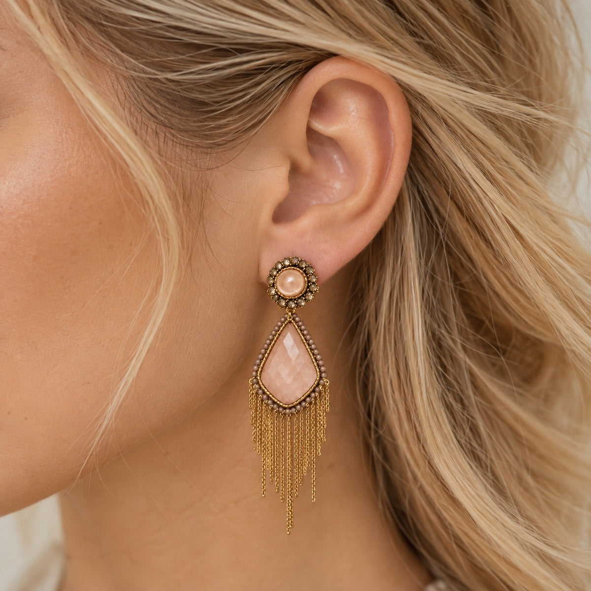 Rosefall Earrings