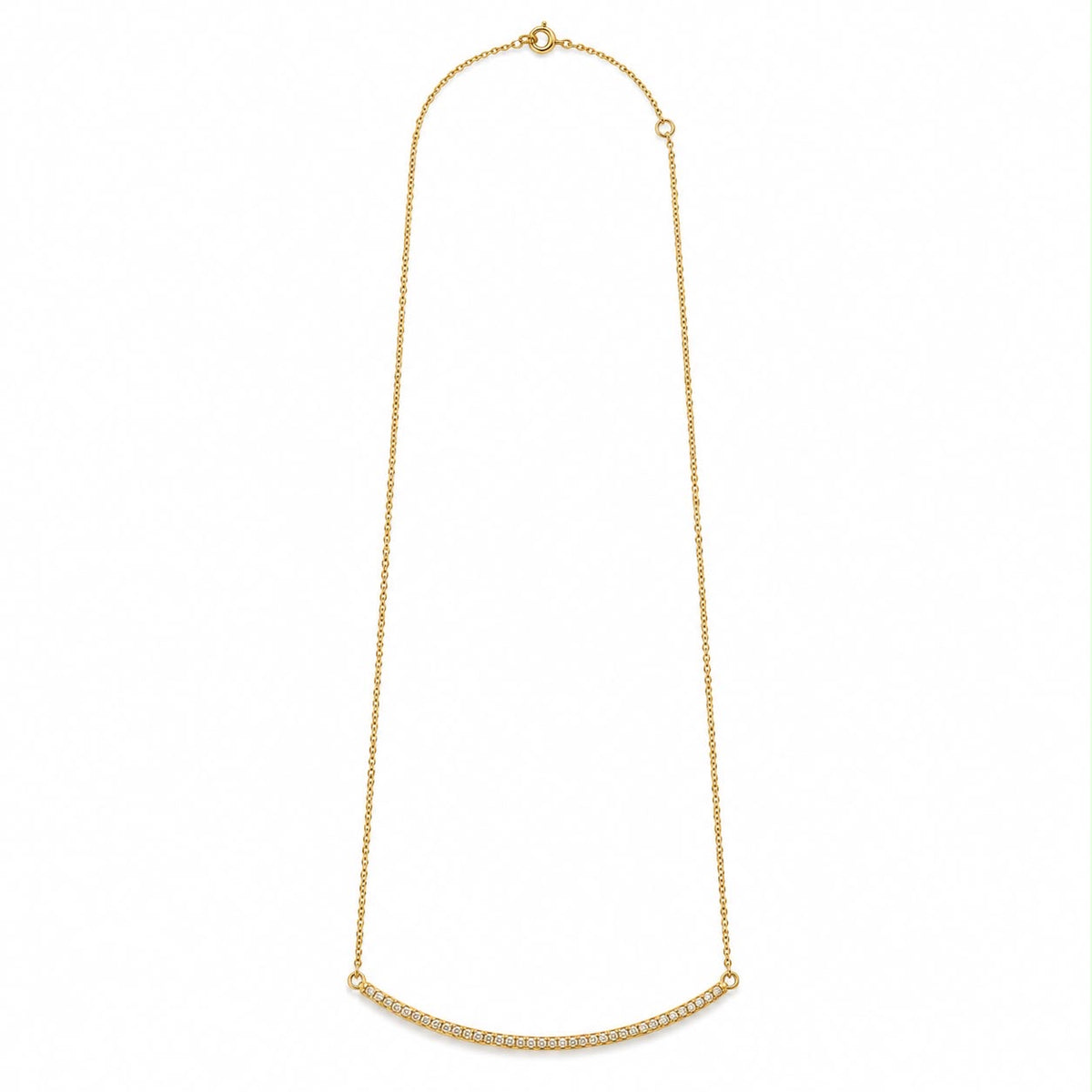 Diamond Bar Necklace