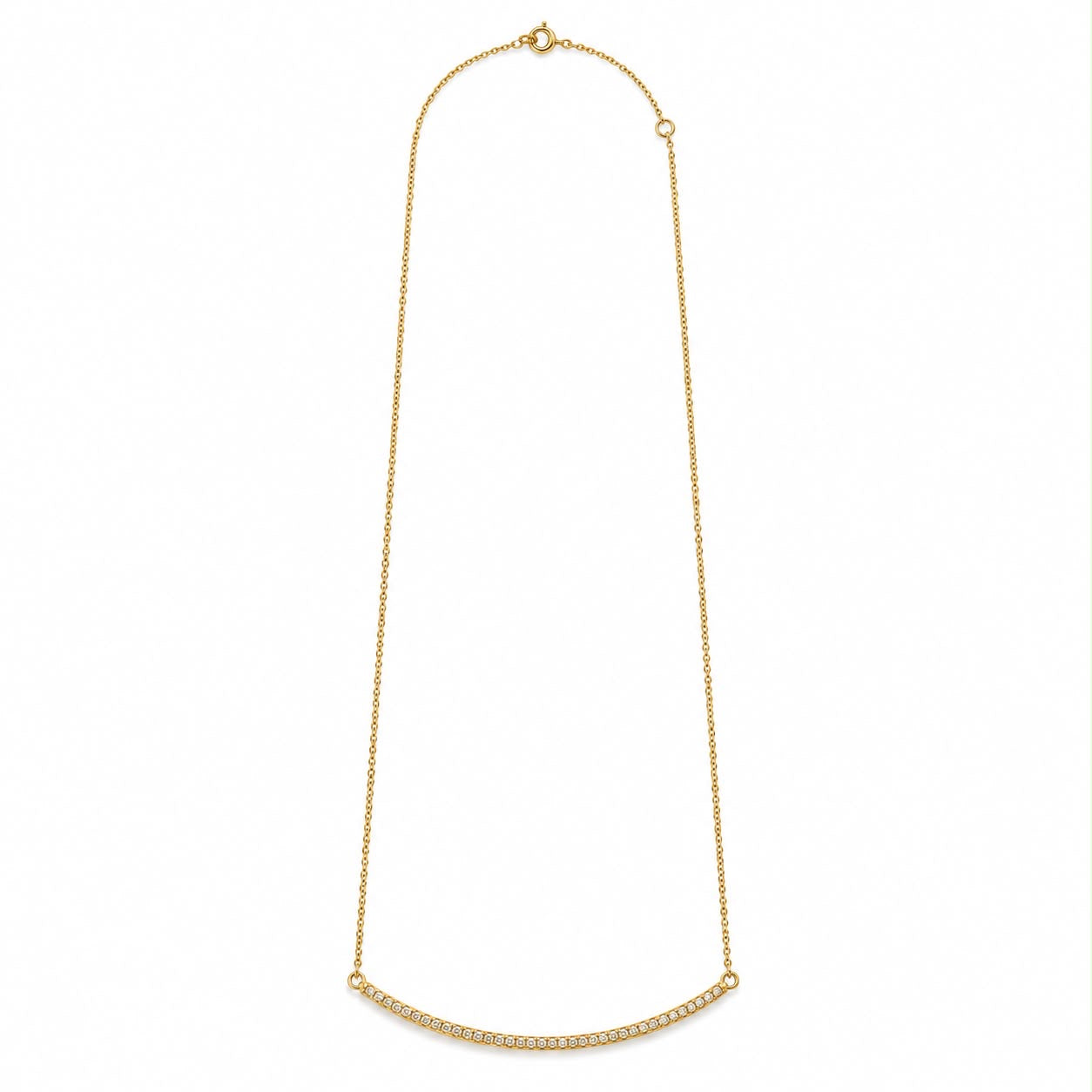 Diamond Bar Necklace