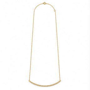 Diamond Bar Necklace