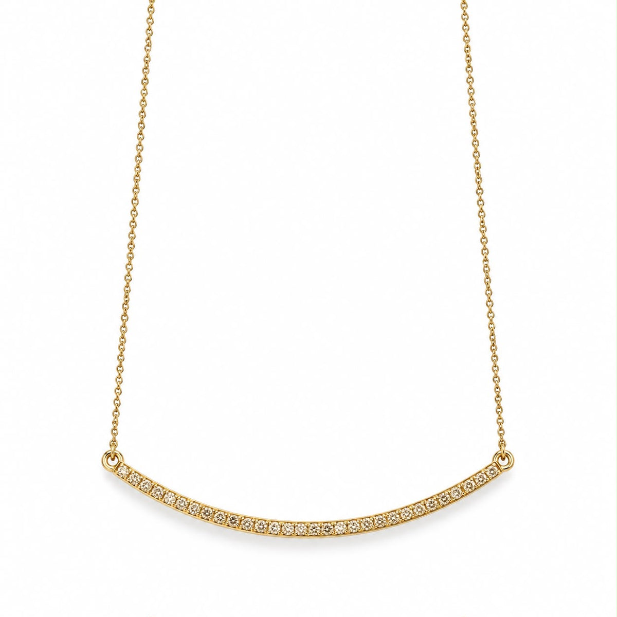 Diamond Bar Necklace