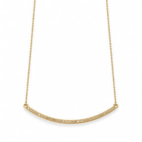 Diamond Bar Necklace