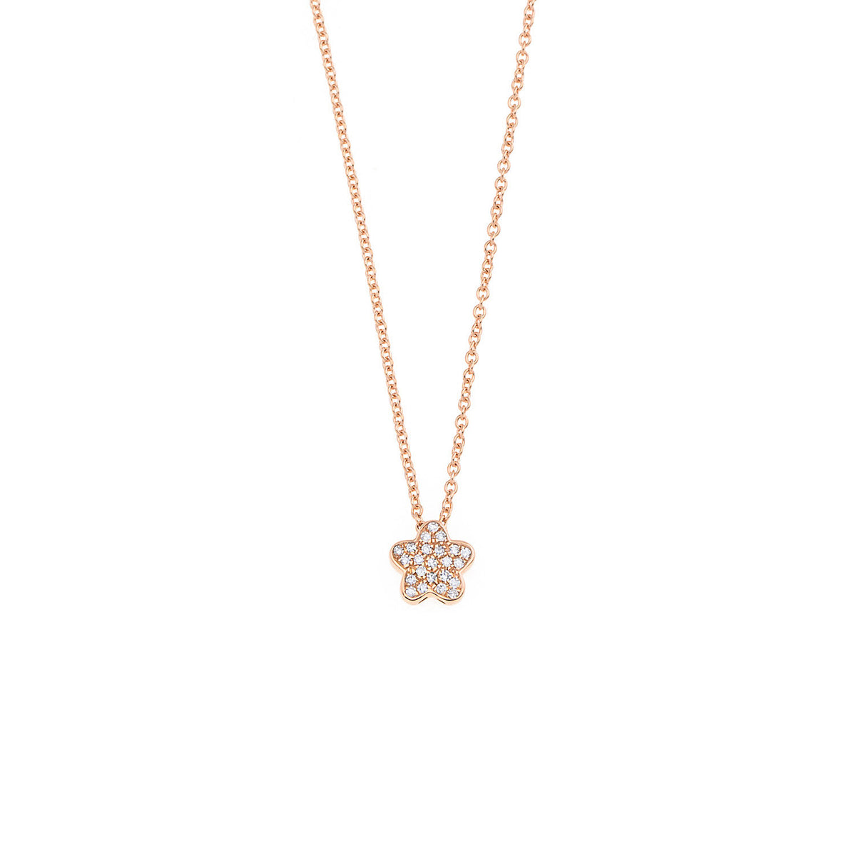 Flower Diamond Necklace