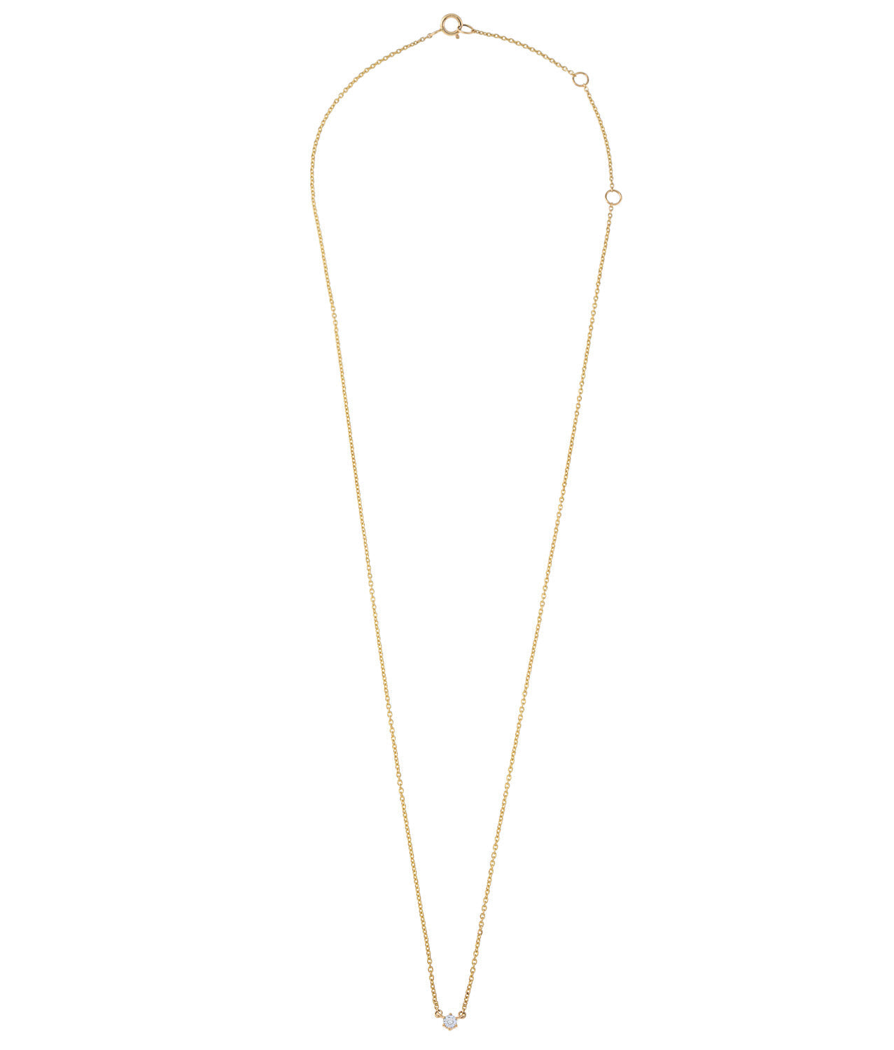 0.05CT, F, VVS, DIAMOND NECKLACE