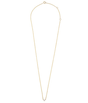 0.05CT, F, VVS, DIAMOND NECKLACE