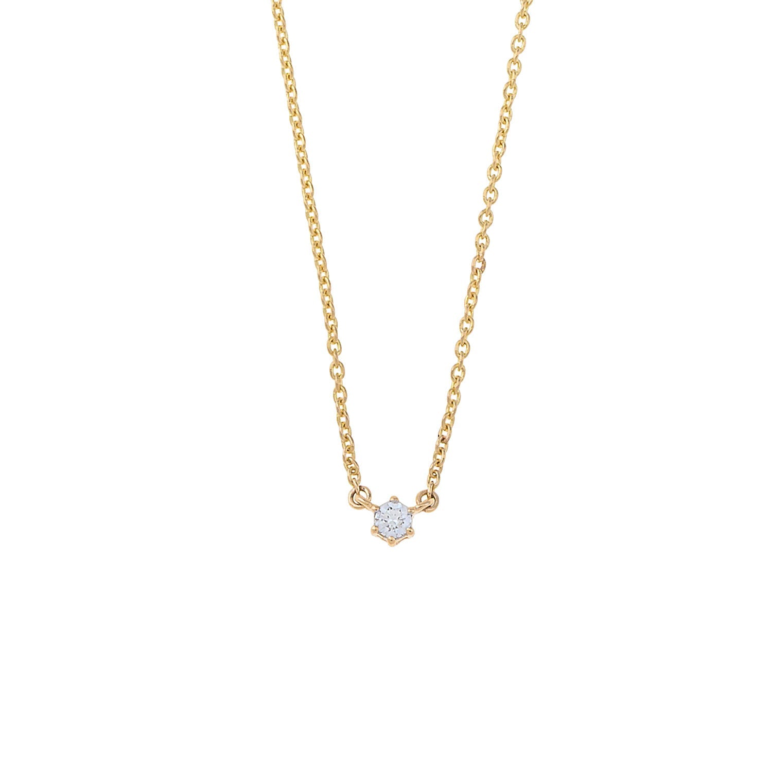0.05CT, F, VVS, DIAMOND NECKLACE