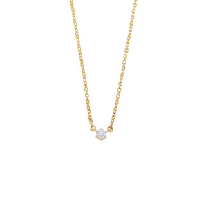 0.05CT, F, VVS, DIAMOND NECKLACE