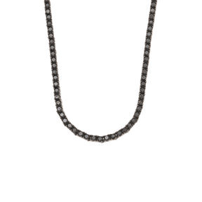 Fine Jewelry Necklace. Diamond Necklace. Gold and diamond Necklace. High end jewelry Necklace. Expensive jewelry. Expensive Necklace. Anatol jewelry. Golden Hall. Χρυσά κοσμήματα. Κοσμήματα Κηφισιά. Κολιέ με διαμάντια. Κολιέ με μπριγιάν. Ακριβό Κολιέ. Χρυσό Κολιέ. Black diamond tennis necklace. Tennis Necklace.