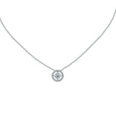 Diamond Necklace. Solitaire diamond necklace. Single diamond necklace. Diamond necklace gift. GIA Certified. Golden Hall. Kifissia. Athens. Κολιέ με διαμάντι. Μονόπετρο κολιέ. Χρυσά κοσμήματα. Κηφισιά. Διαμαντένιο κολιέ. Κολιέ με μπριγιάν. Brilliant Diamond Necklace. Round Diamond Necklace.